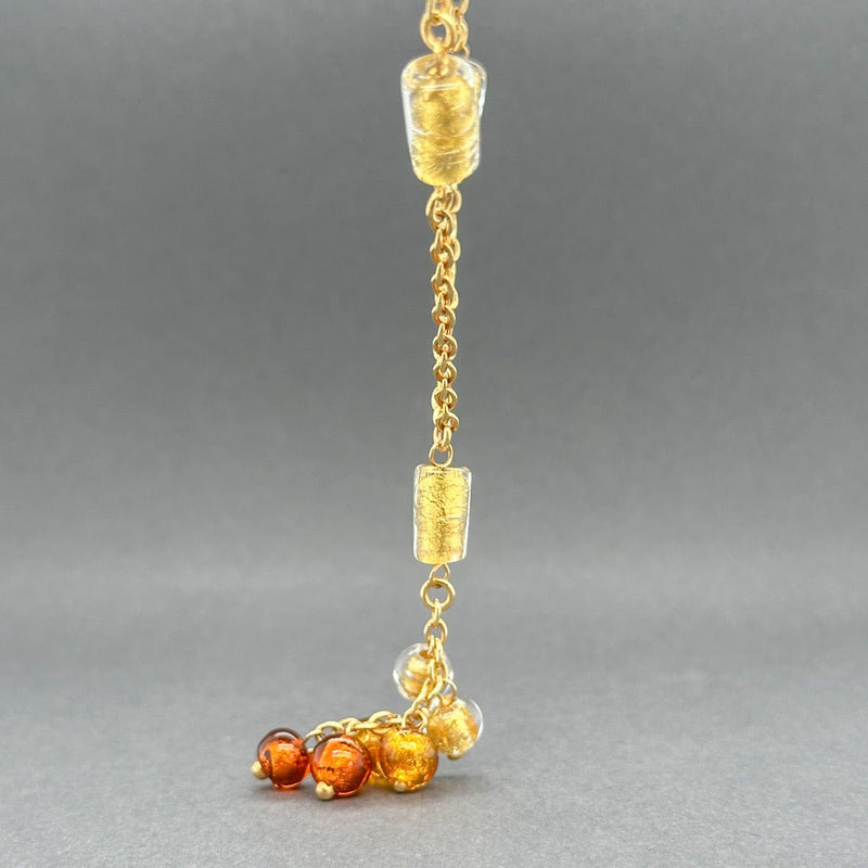 14k hotsell Murano Glass Y Necklace