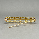 Estate 14K Y Gold Opal Pin - Walter Bauman Jewelers