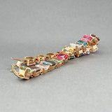 Estate 18K R Gold 45.53ctw Multi - Gemstone Bracelet - Walter Bauman Jewelers