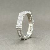 Estate 18K W Gold 0.44ctw H-I/SI1 Diamond Eternity Ring - Walter Bauman Jewelers