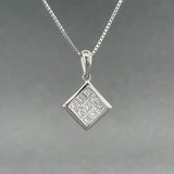 Estate 18K W Gold 0.50ctw H/SI1 Diamond Pendant - Walter Bauman Jewelers