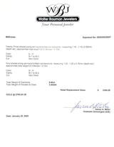 Estate 18K W Gold 0.80ctw G - H/VS1 - SI2 Diamond Cluster Pendant - Walter Bauman Jewelers