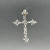 Estate 18K W Gold 1.00ctw G - H/VS2 - SI2 Diamond Cross Pendant - Walter Bauman Jewelers