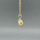 Estate 18K Y Gold 0.43ctw G/SI1 - 2 Diamond Pendant - Walter Bauman Jewelers