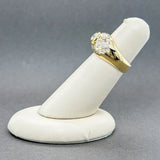 Estate 18K Y Gold 0.98ctw H/VS2-SI2 Diamond Dome Ring - Walter Bauman Jewelers