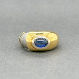 Estate 18K Y Gold 1.54ct Sapphire Ring - Walter Bauman Jewelers