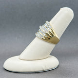 Estate 18K Y Gold 2.02ctw G-I/SI1-I1 Diamond Cocktail Ring - Walter Bauman Jewelers