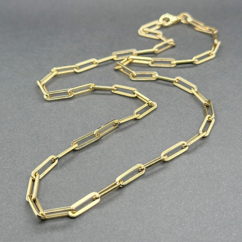 Estate 18K Y Gold 3.71mm 18” Paperclip Chain - Walter Bauman Jewelers