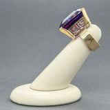 Estate 18K Y Gold 43.45ct Amethyst Cocktail Ring - Walter Bauman Jewelers