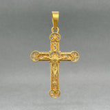 Estate 18K Y Gold 52.70mm Crucifix Pendant - Walter Bauman Jewelers