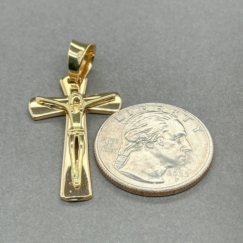 Estate 18K Y Gold Crucifix Pendant - Walter Bauman Jewelers