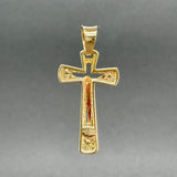 Estate 18K Y Gold Crucifix Pendant - Walter Bauman Jewelers