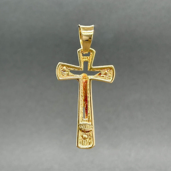 Estate 18K Y Gold Crucifix Pendant - Walter Bauman Jewelers