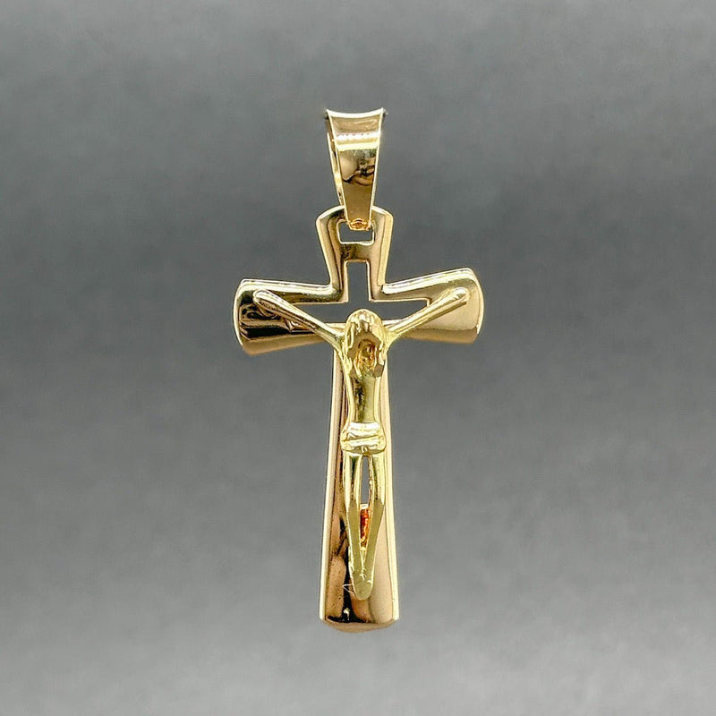 Estate 18K Y Gold Crucifix Pendant - Walter Bauman Jewelers