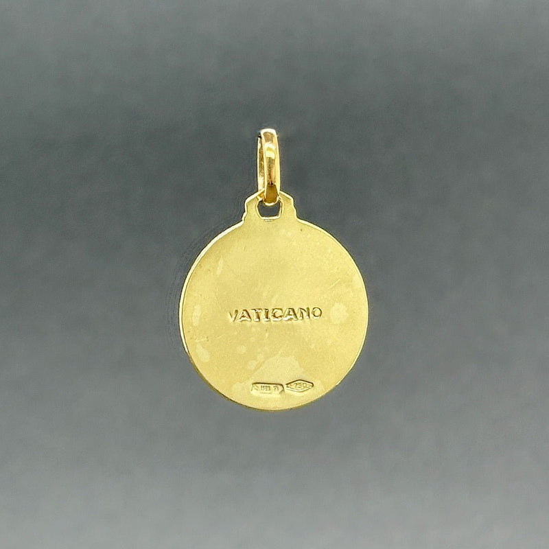 Estate 18K Y Gold Saint Andrew Medal Pendant - Walter Bauman Jewelers