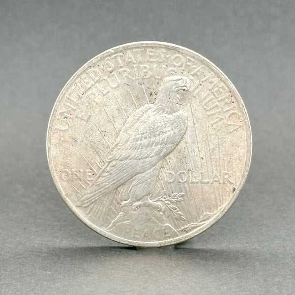 Estate 1922 0.900 Fine Silver $1 Lady Liberty Peace Dollar Coin c - Walter Bauman Jewelers