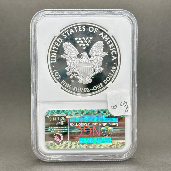 Estate 99.9% Fine Silver 2013 W American Eagle First Release S$1 Coin NGC PF70 - Walter Bauman Jewelers