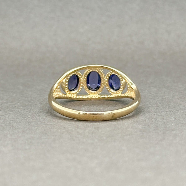 Estate 9K Y Gold 1.16ctw Iolite Ring - Walter Bauman Jewelers