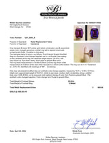 Estate 9K Y Gold 25.61ct Lab Sapphire Cocktail Ring - Walter Bauman Jewelers