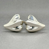 Estate Angela Cummings SS Heart Earrings - Walter Bauman Jewelers