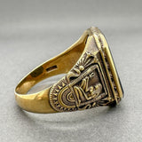 Estate Art Deco 14K Y Gold 11.95 Onyx Men’s Signet Ring - Walter Bauman Jewelers