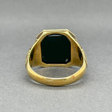 Estate Art Deco 14K Y Gold 11.95 Onyx Men’s Signet Ring - Walter Bauman Jewelers