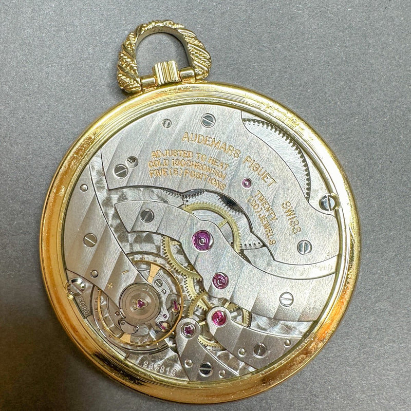 Estate Audemars Piguet 18K Y Gold Vintage Mechanical Pocket Watch - Walter Bauman Jewelers