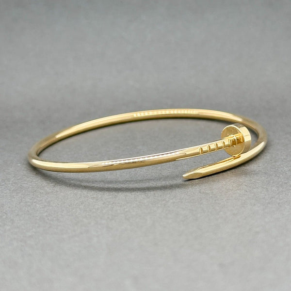 Estate Cartier 18K R Gold Juste Un Cloue Bangle Bracelet a - Walter Bauman Jewelers