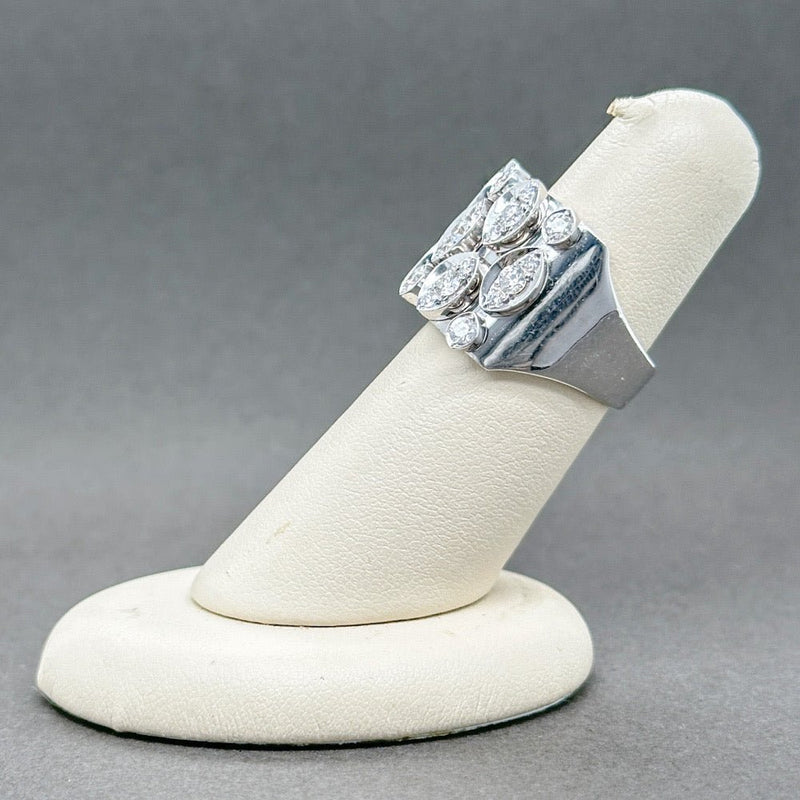 Estate Cartier Diadea 18K W Gold 1.62ctw G/VS1 Diamond Tremblant Ring - Walter Bauman Jewelers