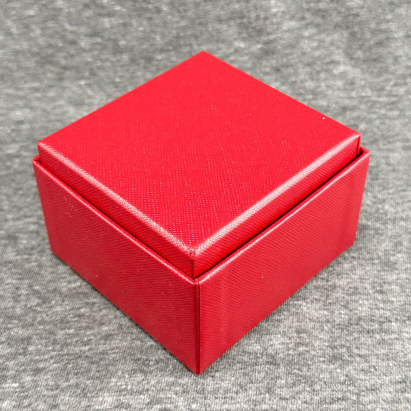 Estate Cartier Red Inner & Outer Box w. Pouch (Empty) - Walter Bauman Jewelers