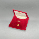 Estate Cartier Red Velour Travel Case w. Pouch (Empty) - Walter Bauman Jewelers