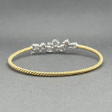 Estate David Yurman 18K TT Gold 0.57ctw G - H/SI1 - 2 Diamond Chatelaine Bracelet - Walter Bauman Jewelers