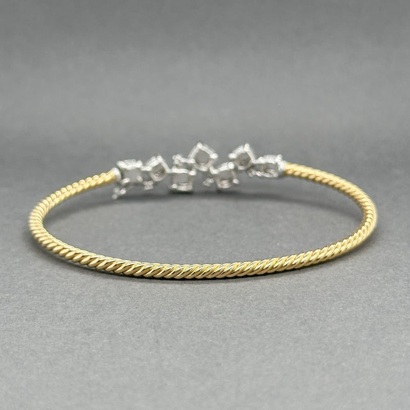 Estate David Yurman 18K TT Gold 0.57ctw G - H/SI1 - 2 Diamond Chatelaine Bracelet - Walter Bauman Jewelers