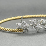 Estate David Yurman 18K TT Gold 0.57ctw G - H/SI1 - 2 Diamond Chatelaine Bracelet - Walter Bauman Jewelers