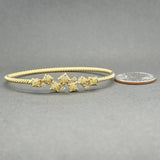 Estate David Yurman 18K Y Gold 0.54ctw Yellow Diamond Chatelaine Bangle - Walter Bauman Jewelers