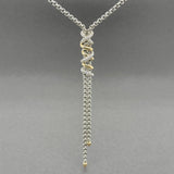 Estate David Yurman SS 0.26ctw G - H/SI1 - 2 Diamond Helena Y Necklace - Walter Bauman Jewelers