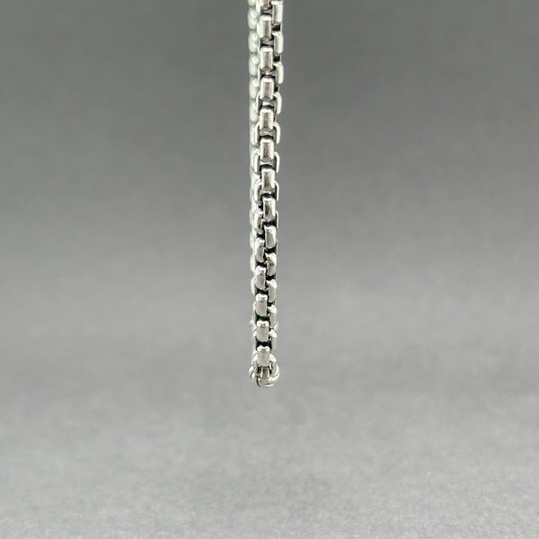 Estate David Yurman SS 0.35ctw G - H/SI1 - Diamond Petite Metro Bar Necklace - Walter Bauman Jewelers