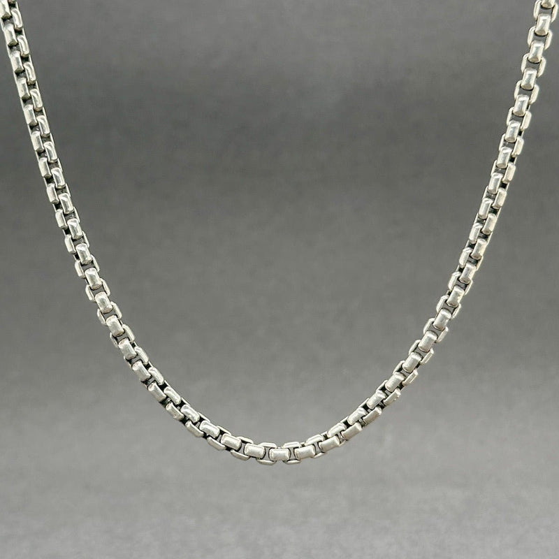 Estate David Yurman SS 14 2.7mm 18” Box Chain - Walter Bauman Jewelers