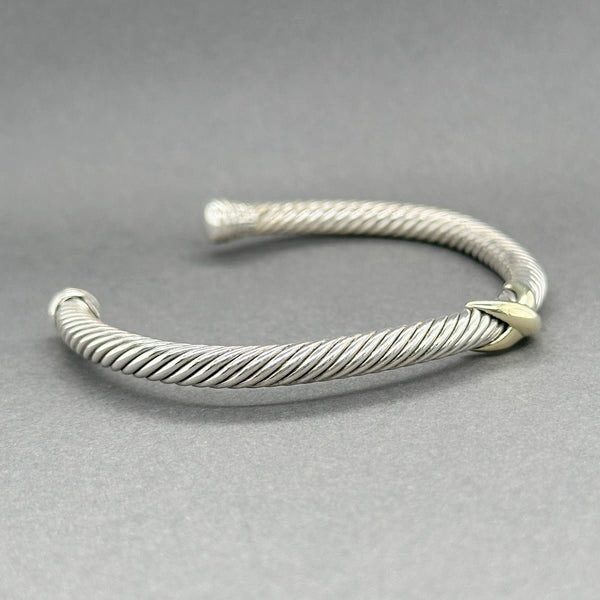 Estate David Yurman SS 14 X Classic Cable Cuff Bracelet - Walter Bauman Jewelers