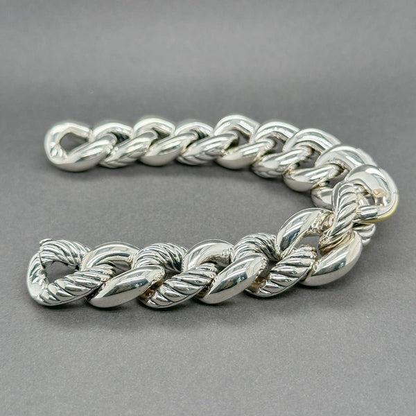 Estate David Yurman SS 18 Belmont Curb Link Bracelet - Walter Bauman Jewelers