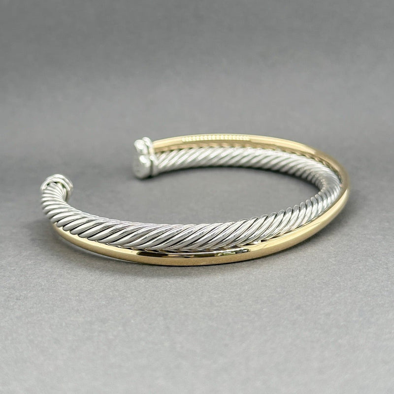 Estate David Yurman SS 18 Crossover Cuff Bracelet - Walter Bauman Jewelers