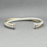 Estate David Yurman SS 18 Crossover Cuff Bracelet - Walter Bauman Jewelers