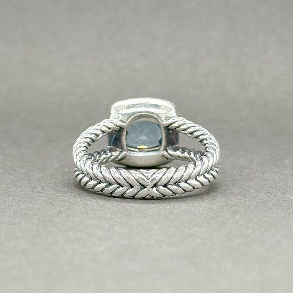 Estate David Yurman SS 1.83ct Topaz & 0.17ctw G-H/SI1 Diamond Ring - Walter Bauman Jewelers