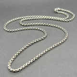 Estate David Yurman SS 2.7mm 20” Box Chain - Walter Bauman Jewelers