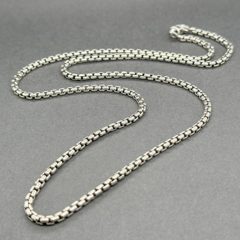 Estate David Yurman SS 2.7mm 20” Box Chain - Walter Bauman Jewelers