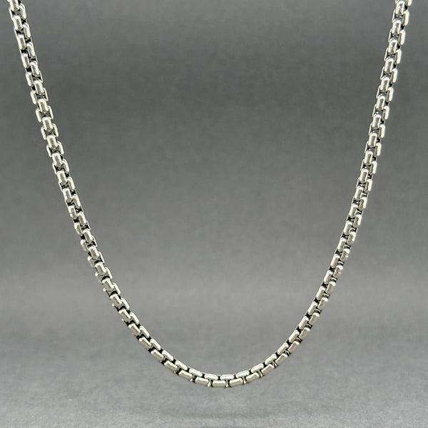 Estate David Yurman SS 2.7mm 20” Box Chain - Walter Bauman Jewelers