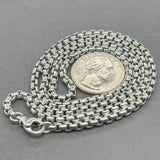 Estate David Yurman SS 3.6mm 24” Box Chain - Walter Bauman Jewelers