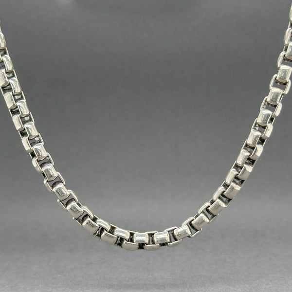 Estate David Yurman SS 5.2mm 18.5” Box Chain - Walter Bauman Jewelers