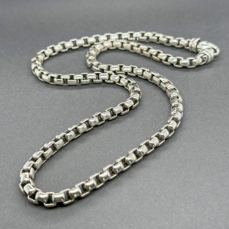 Estate David Yurman SS 5.2mm 18.5” Box Chain - Walter Bauman Jewelers