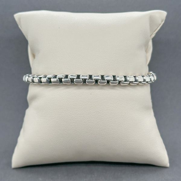 Estate David Yurman SS 5mm Box Bracelet - Walter Bauman Jewelers